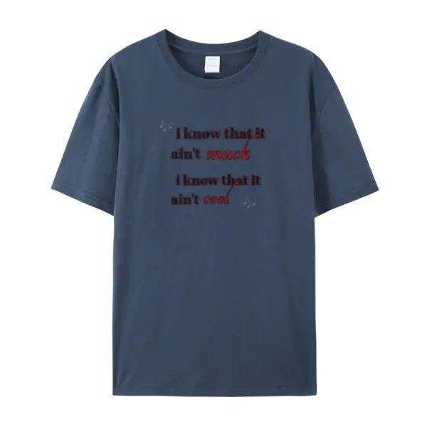 Words by Noah Kahan Kids T-Shirt Navy Blue