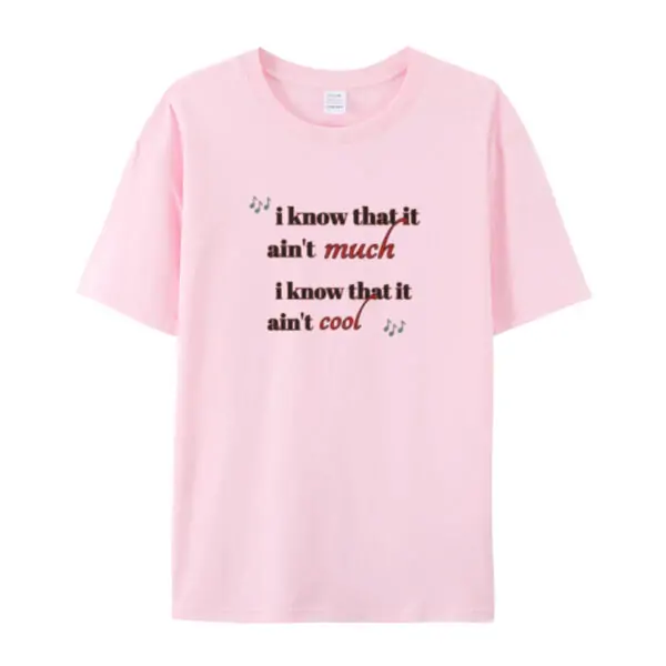 Words by Noah Kahan Kids T-Shirt Pink