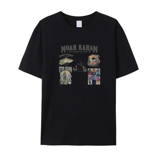 Noah Kahan The View Between Villages Kids T-Shirt Black